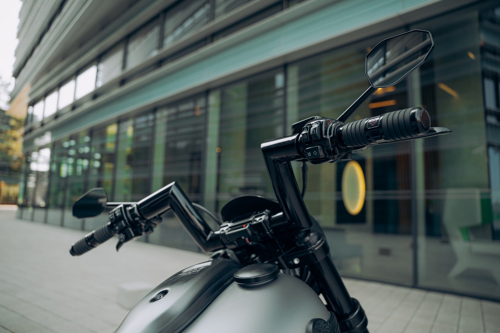 2" thick handlebars for Harley Davidson motorcycles