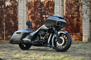 21x5,5" Wrapper front fender for Harley Davidson Touring models gray perspective