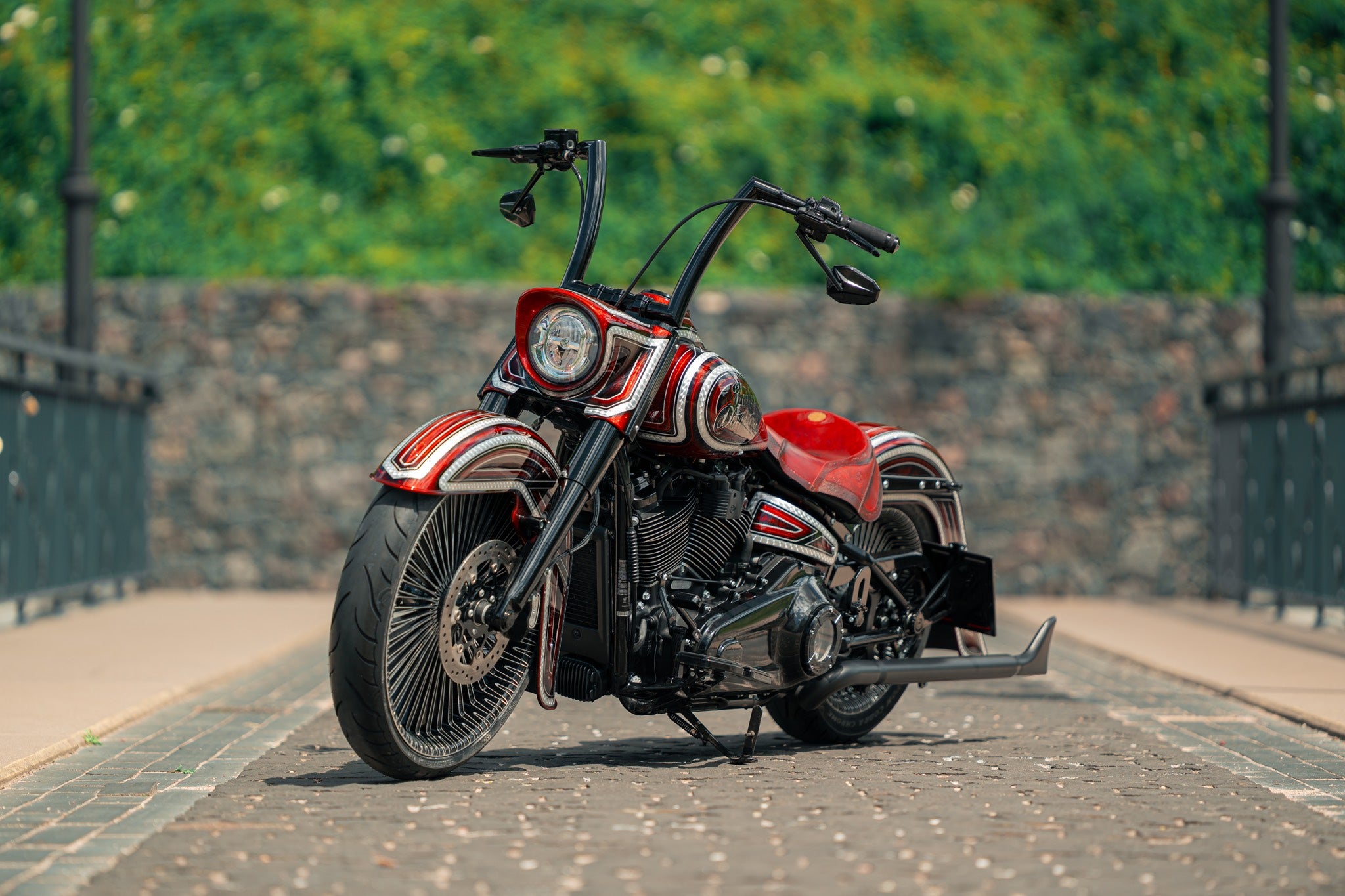 Harley Davidson Softail heritage nacelle quarter