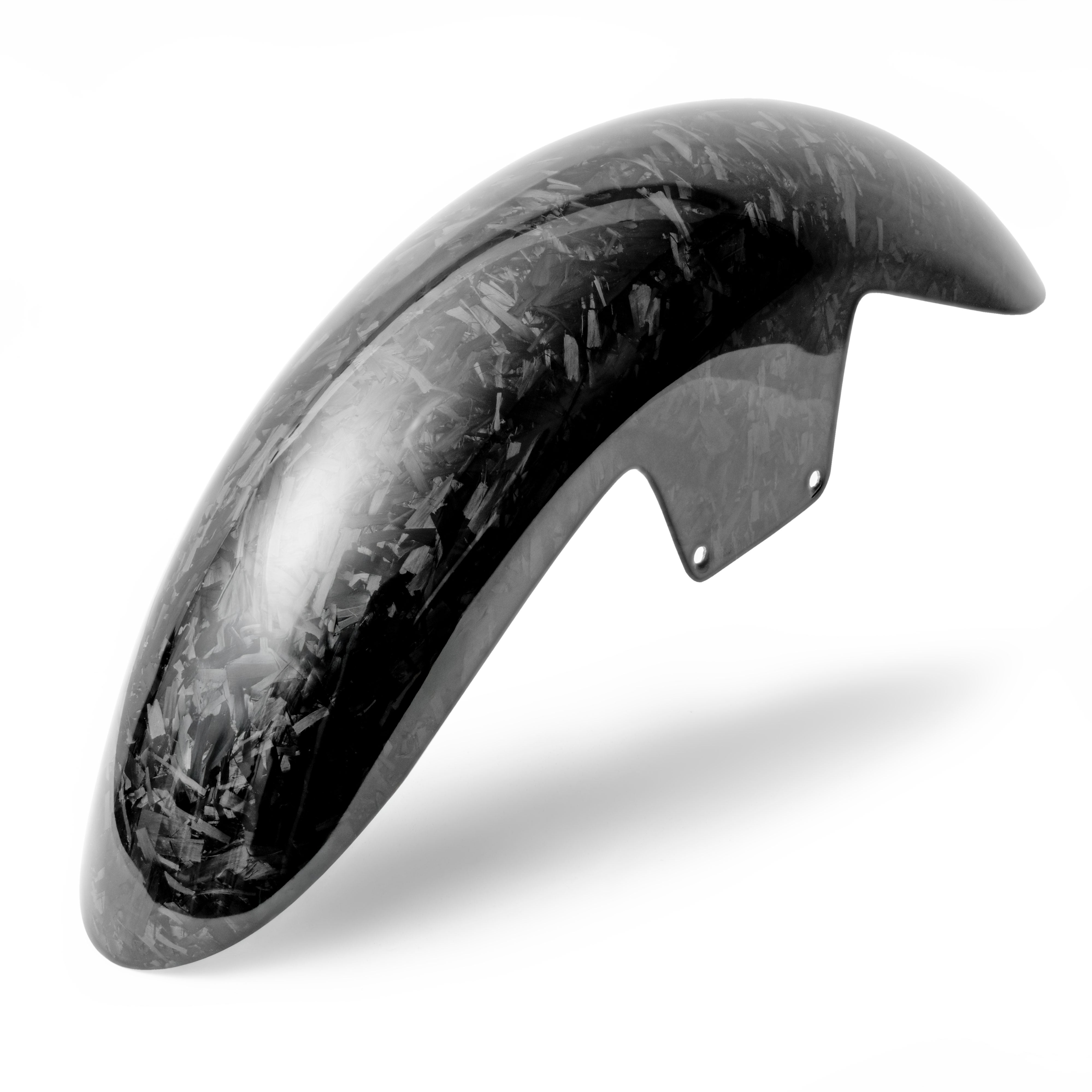 Mid length forged carbon fiber front fender for Harley Davidson Touring models