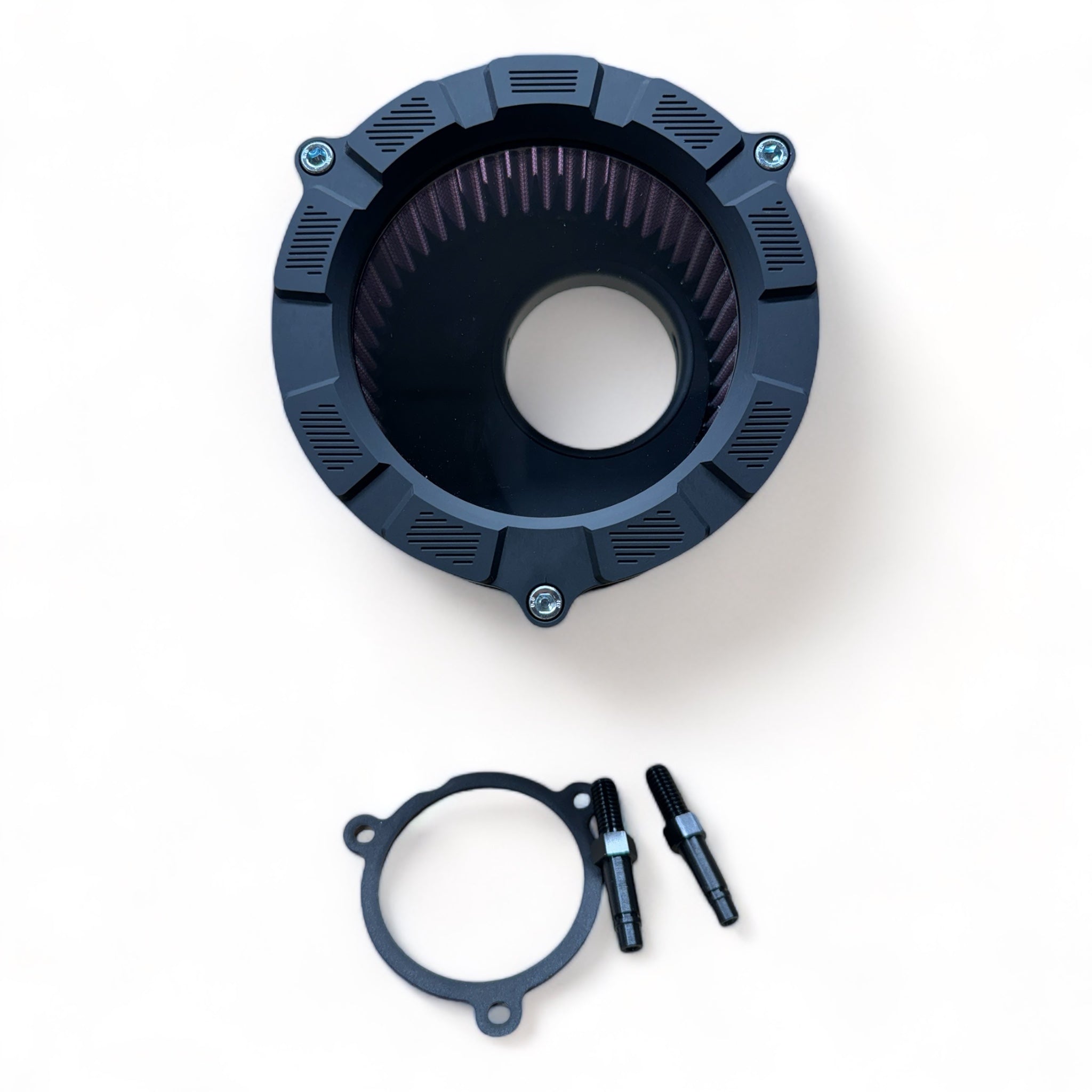 Harley Davidson Milwaukee-8 Touring, Softail Transparent air filter black straight