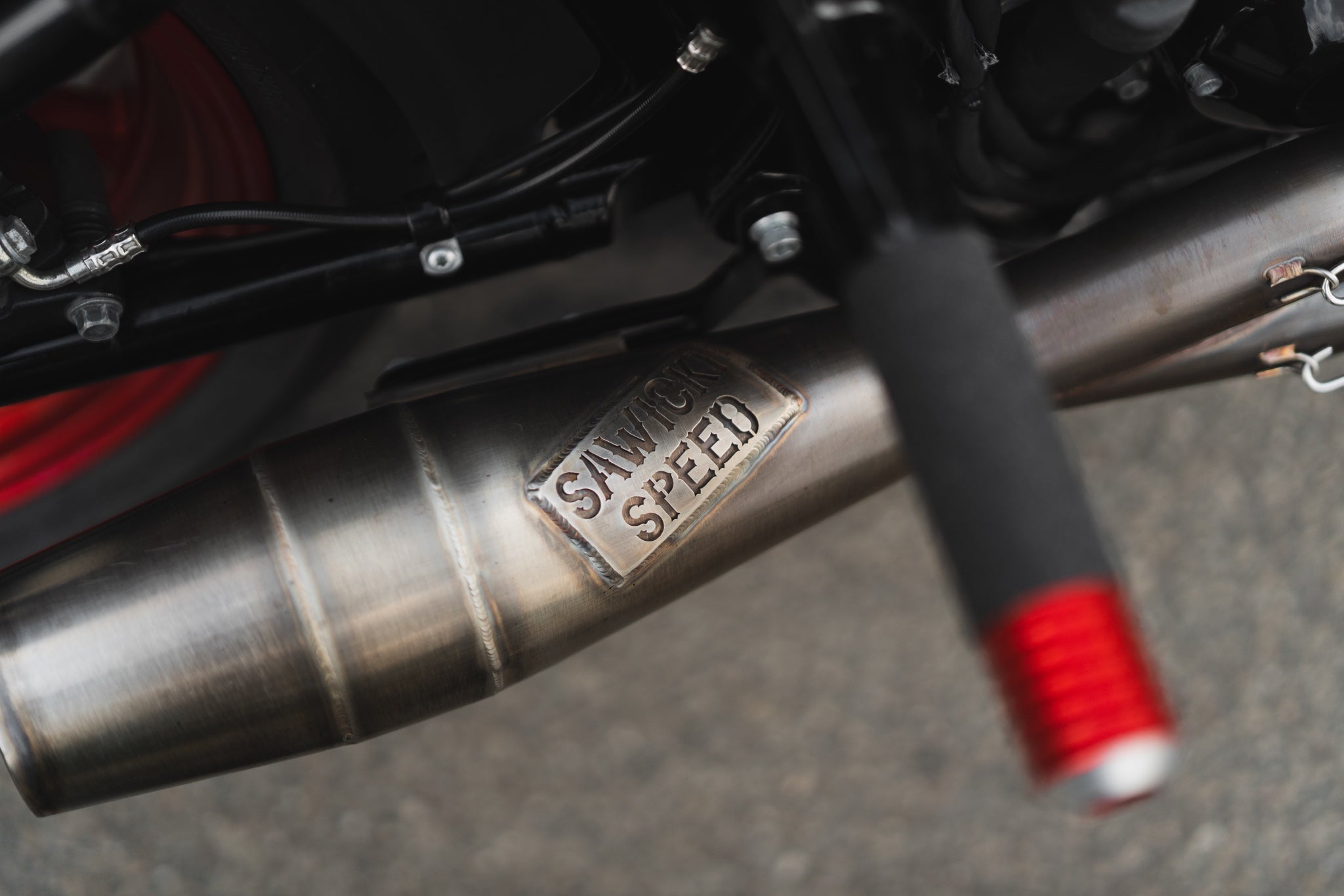 Savicki speed exhaust emblem