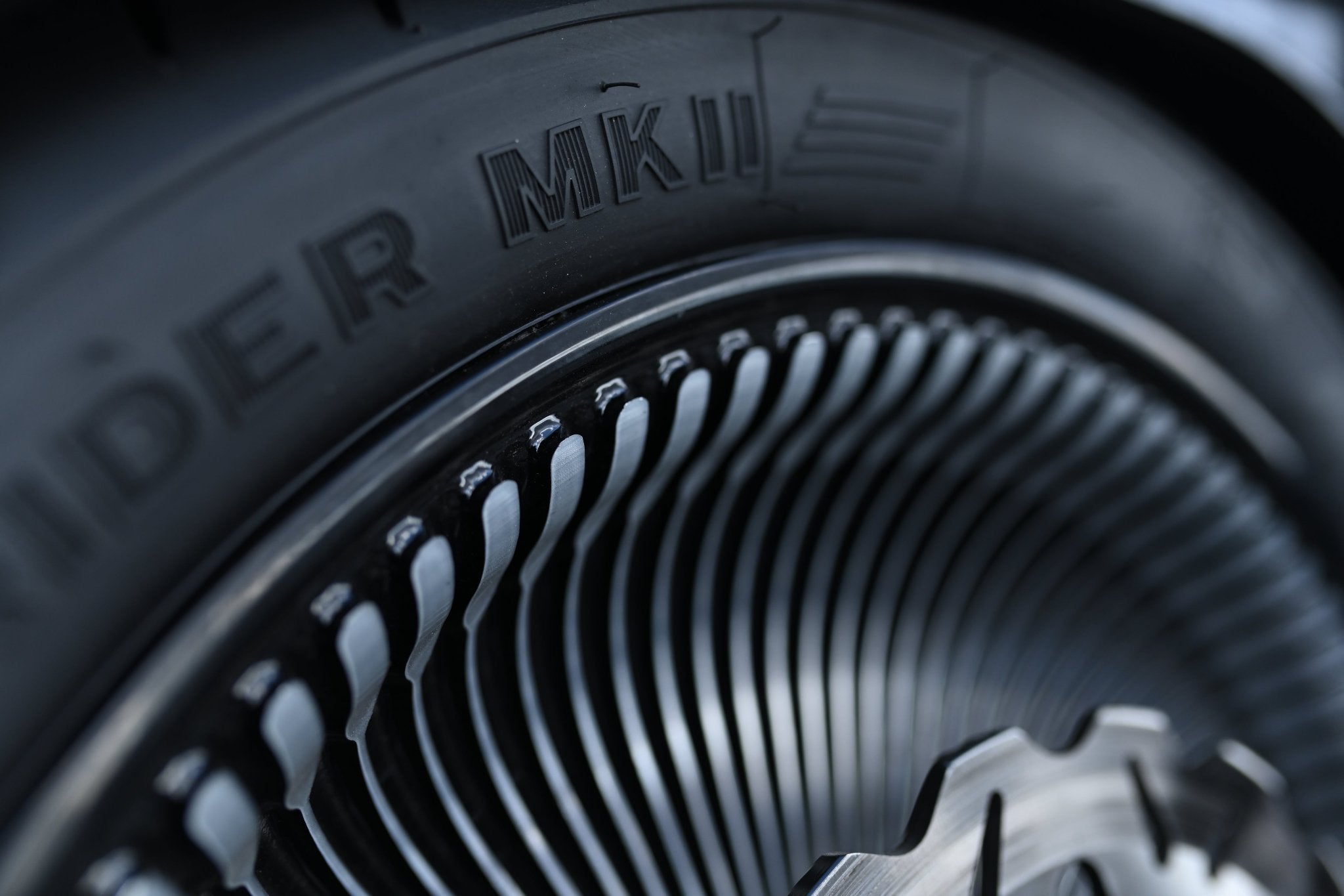 Roullete forged CNC wheel upclose