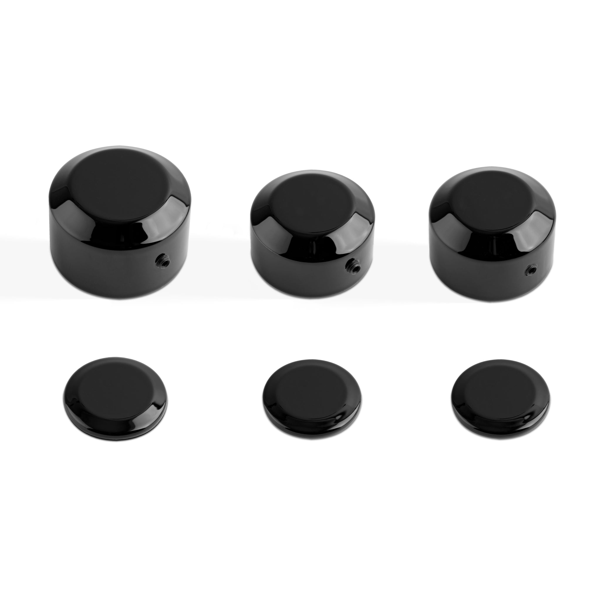 Full axle cover set for Harley Davidson Softail 2018-2025 models.