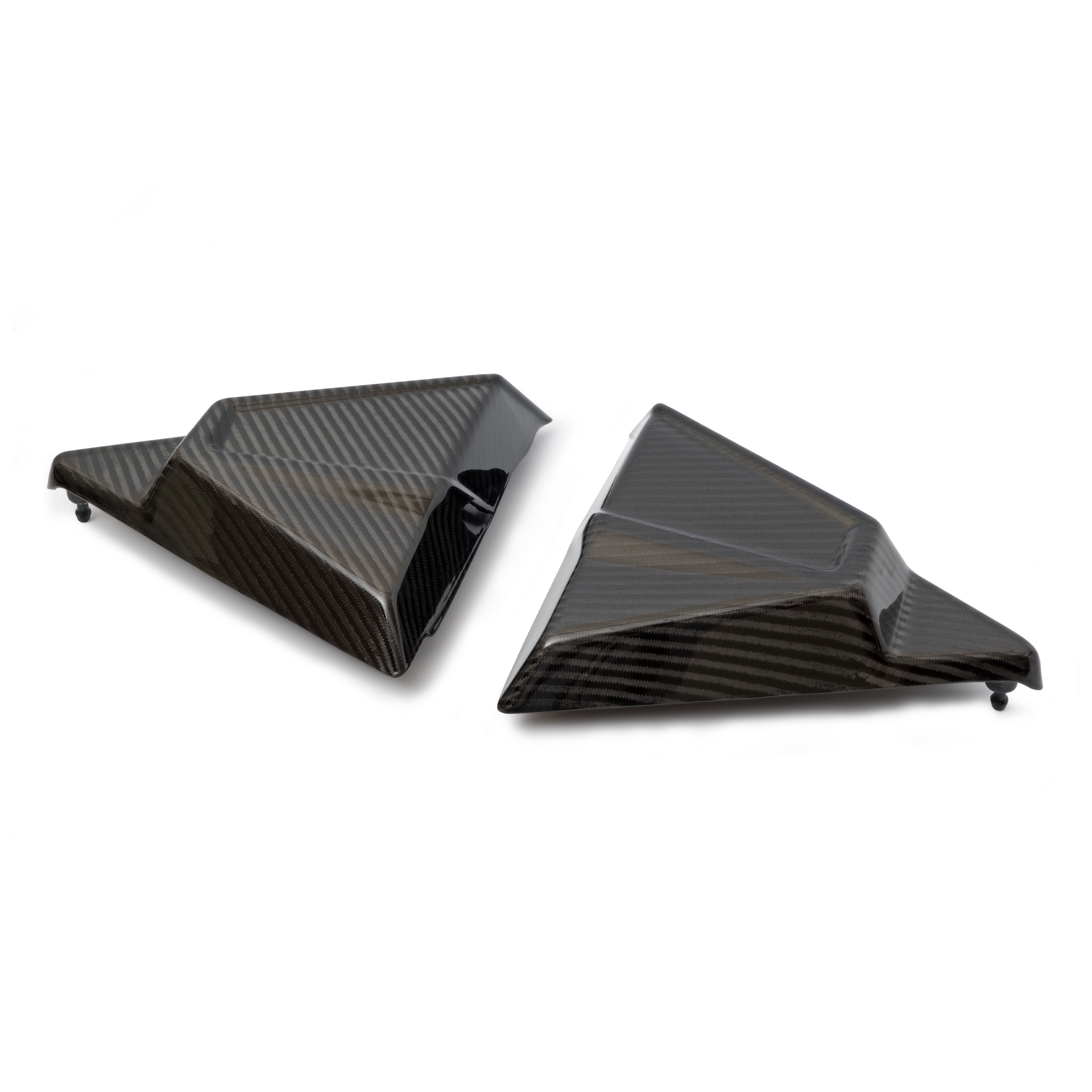 FXR Style Carbon Fiber side covers for Harley Davidson Touring 2014-2023 models.