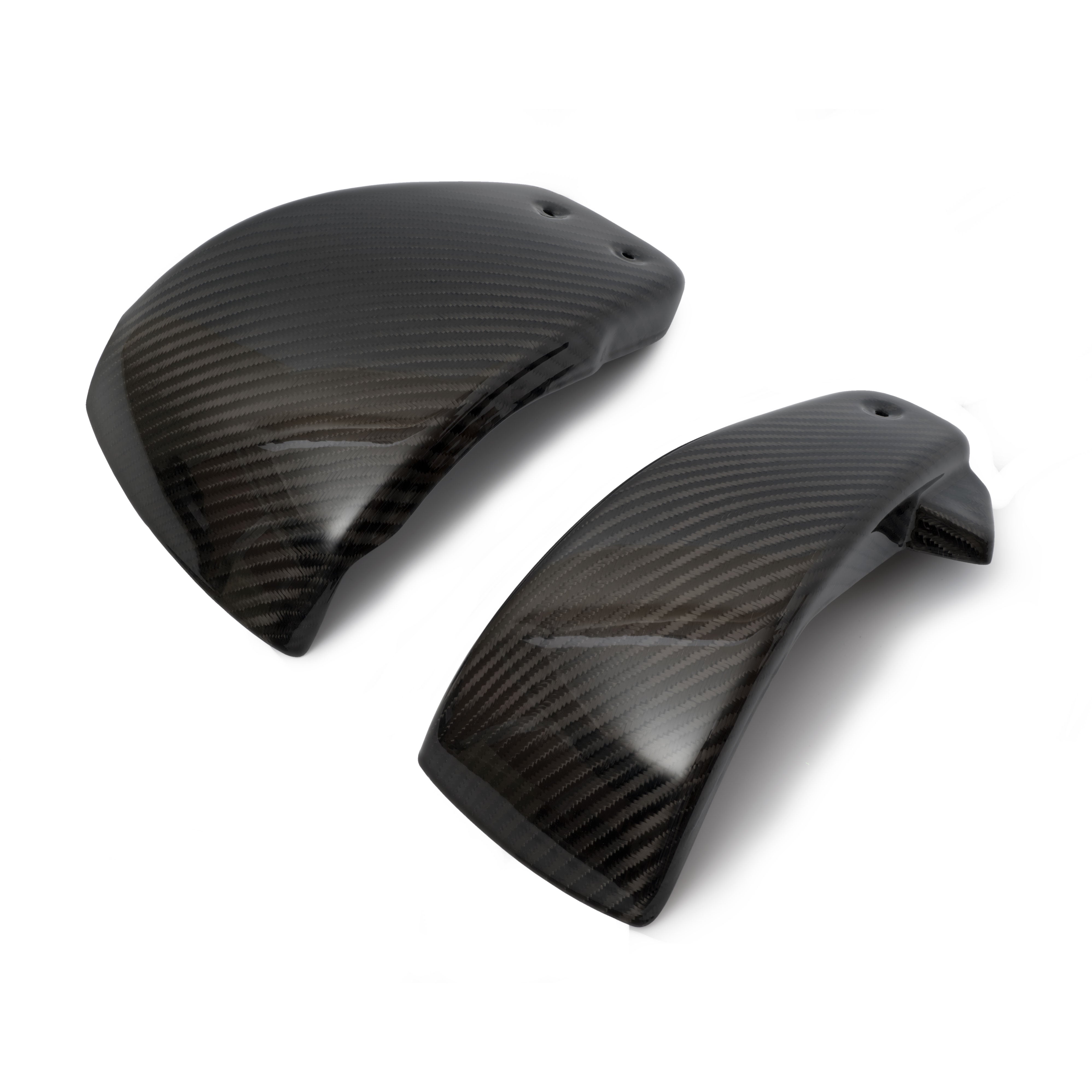 Carbon Fiber side covers for Softail 2018-2025 models without shock adjuster