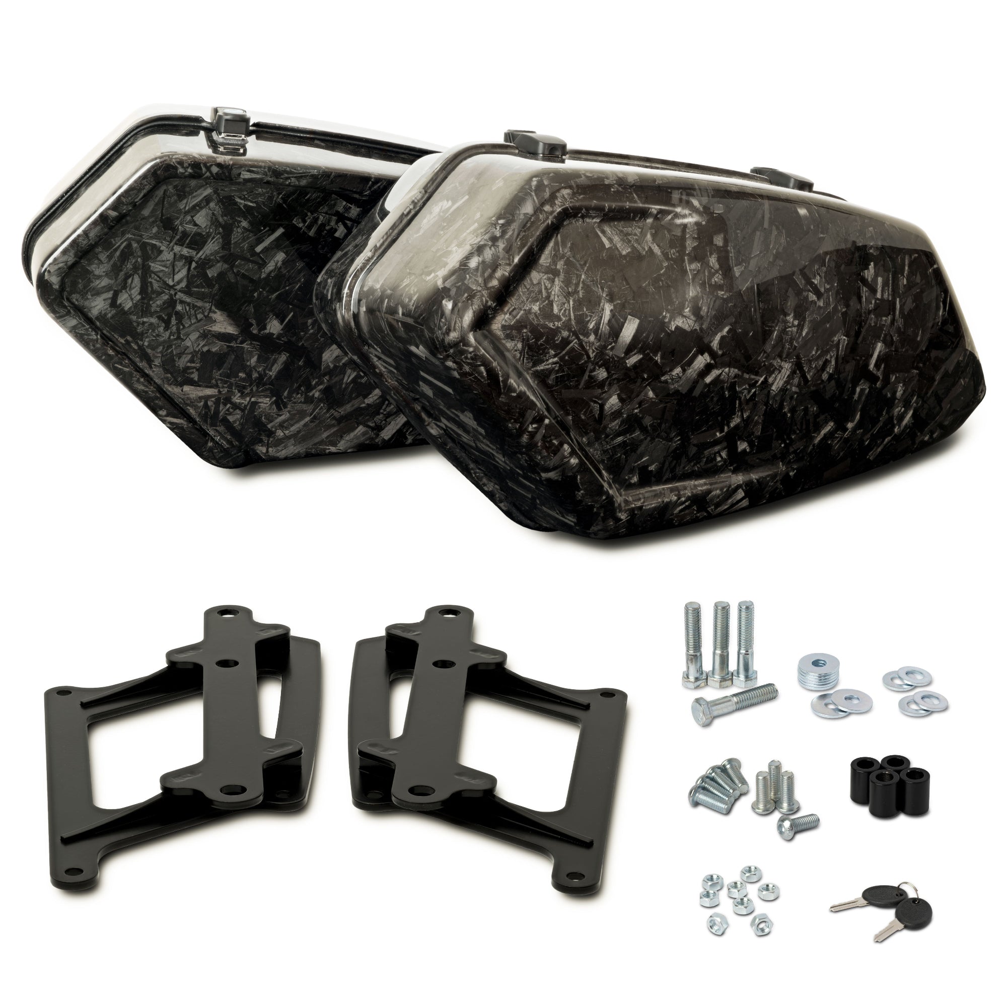 Forged Carbon fiber saddlebags