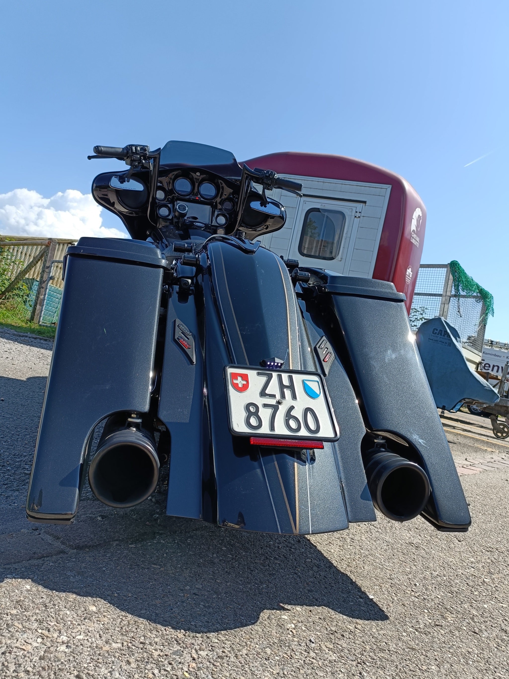Magnus Stretched Saddlebags w/o Lids for Harley Davidson Touring 1993-2013 models - Tommy&Sons