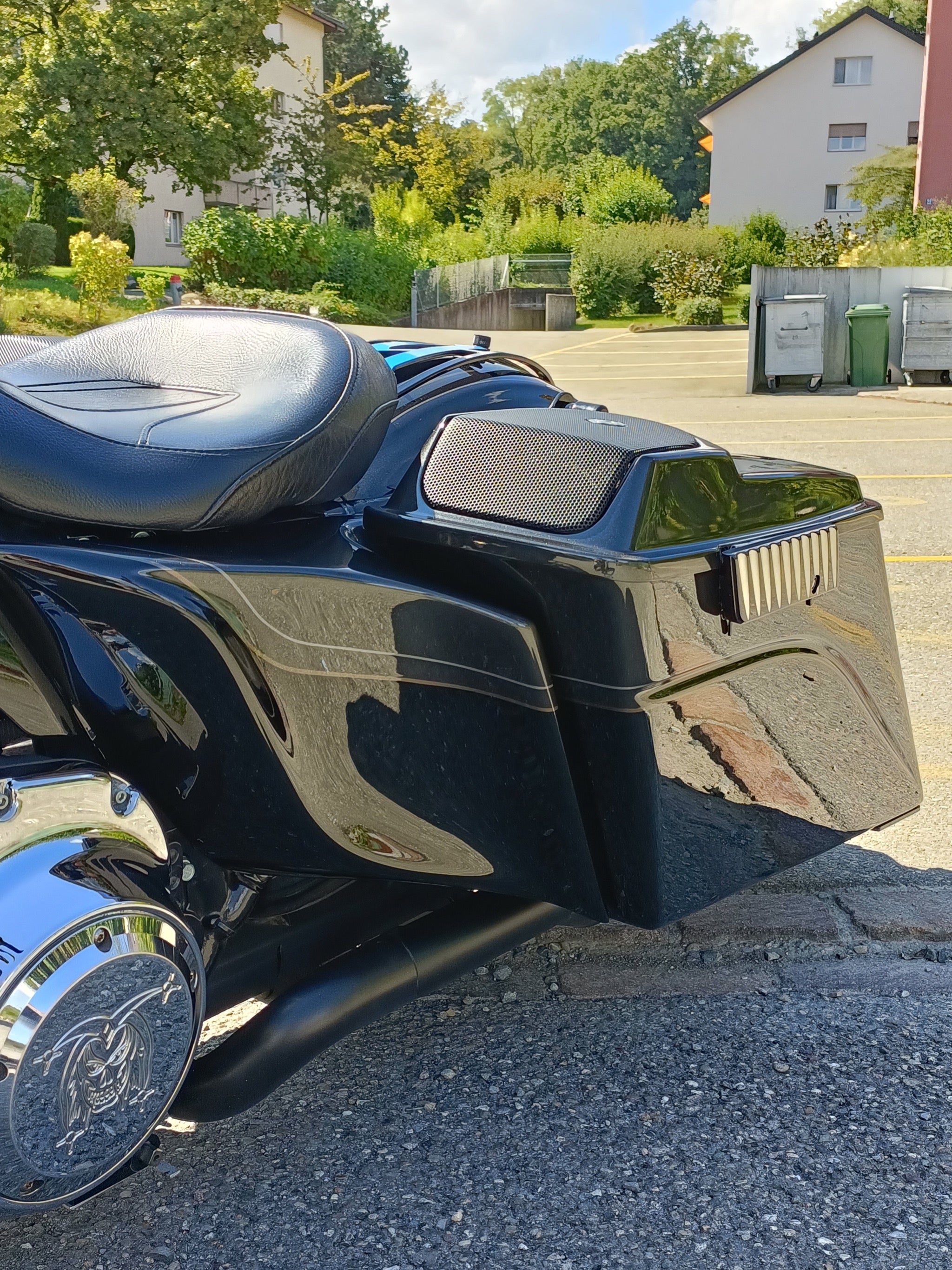 Magnus Stretched Saddlebags w/o Lids for Harley Davidson Touring 1993-2013 models - Tommy&Sons