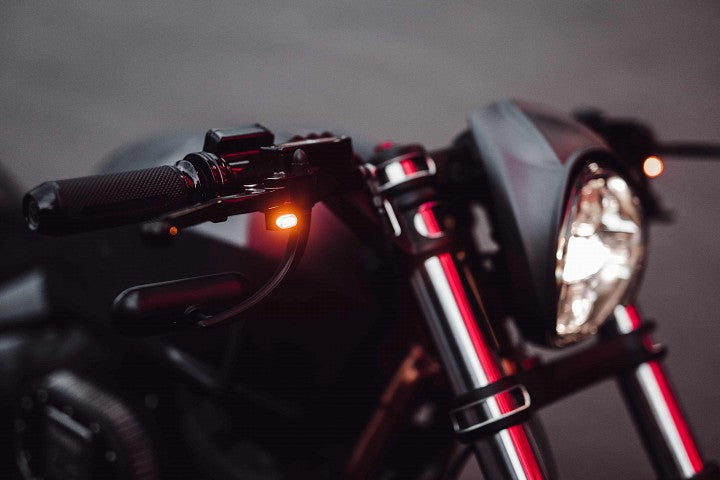 Imperceptible Front LED Turn Signals E-marked for 1998-2014 Softail models - Tommy&Sons