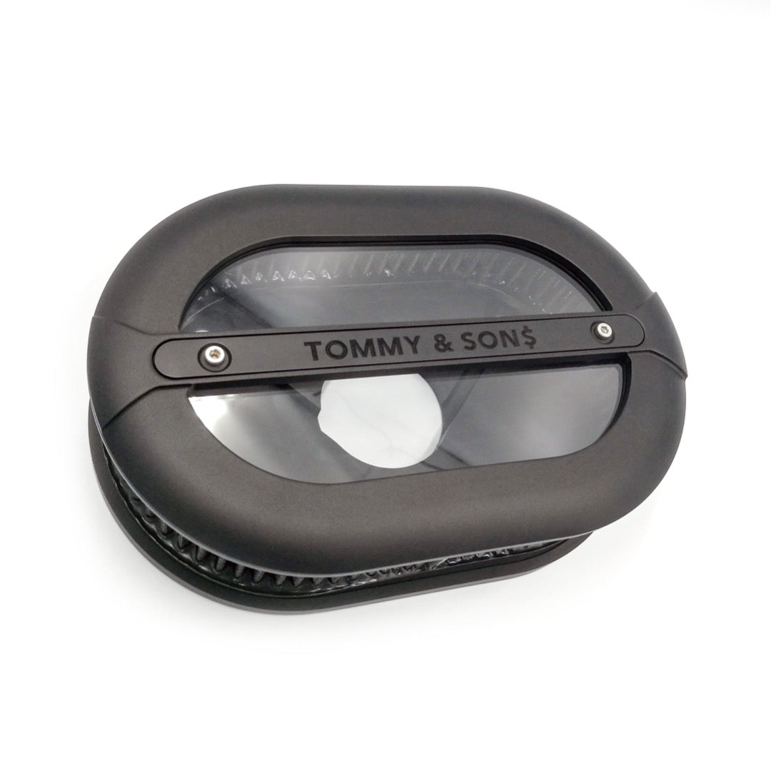 "Black Series" Air Filter for Harley Davidson Twin Cam Transparent - Tommy&Sons