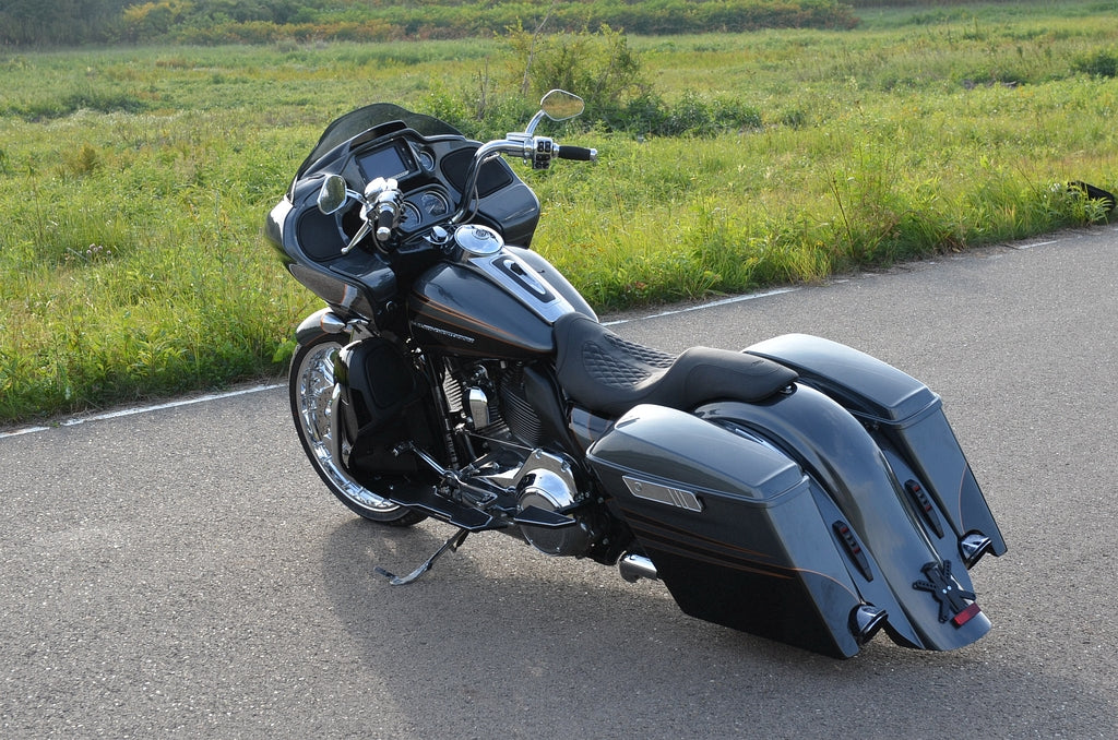 Bolt on Type Stretched Rear Fender for Harley Davidson touring models from 2009 to 2013 - Tommy&Sons