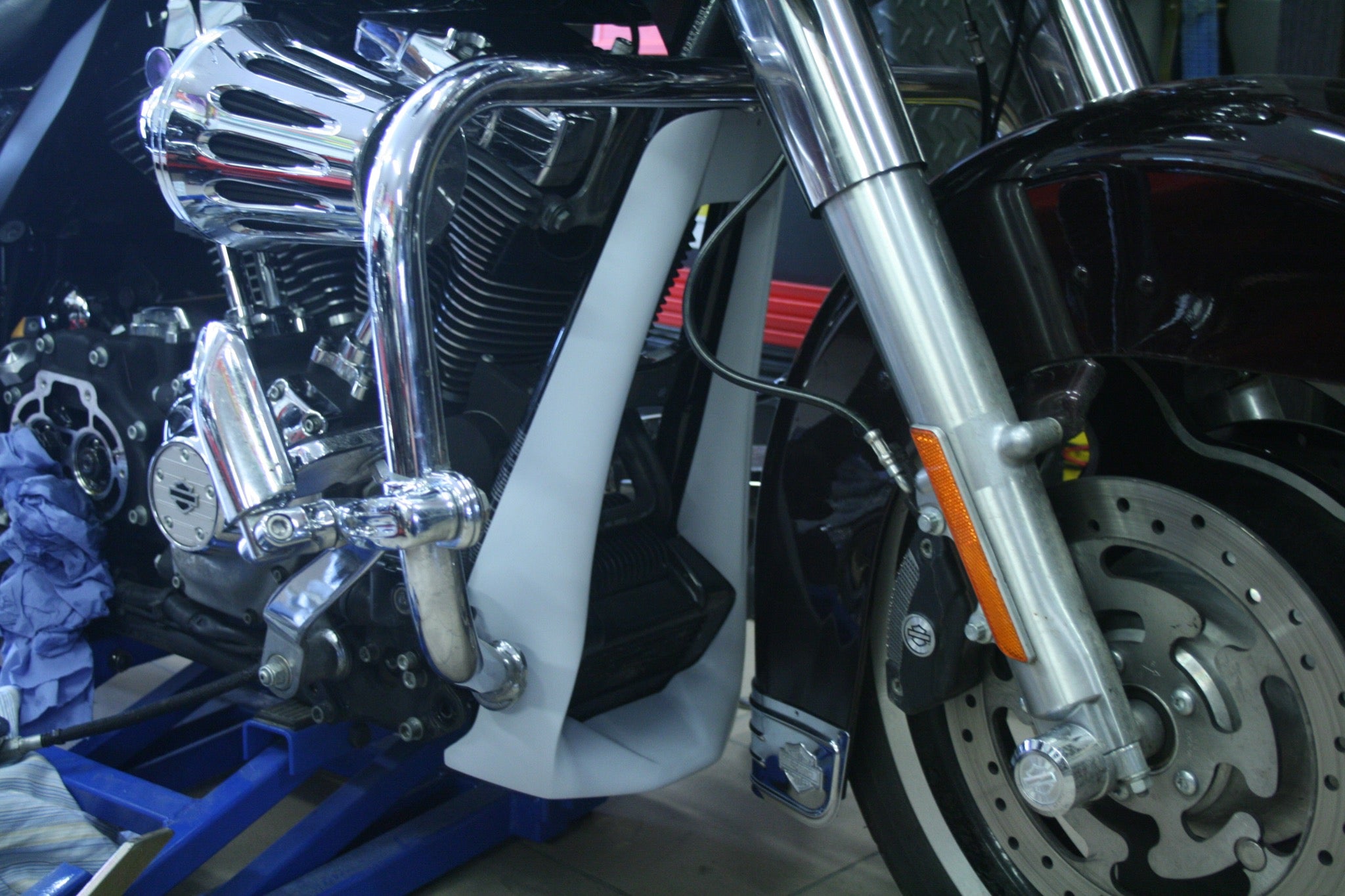 Celtic Chin Spoiler For Harley Davidson Touring 2010-2017 Models With Oil Cooler - Tommy&Sons