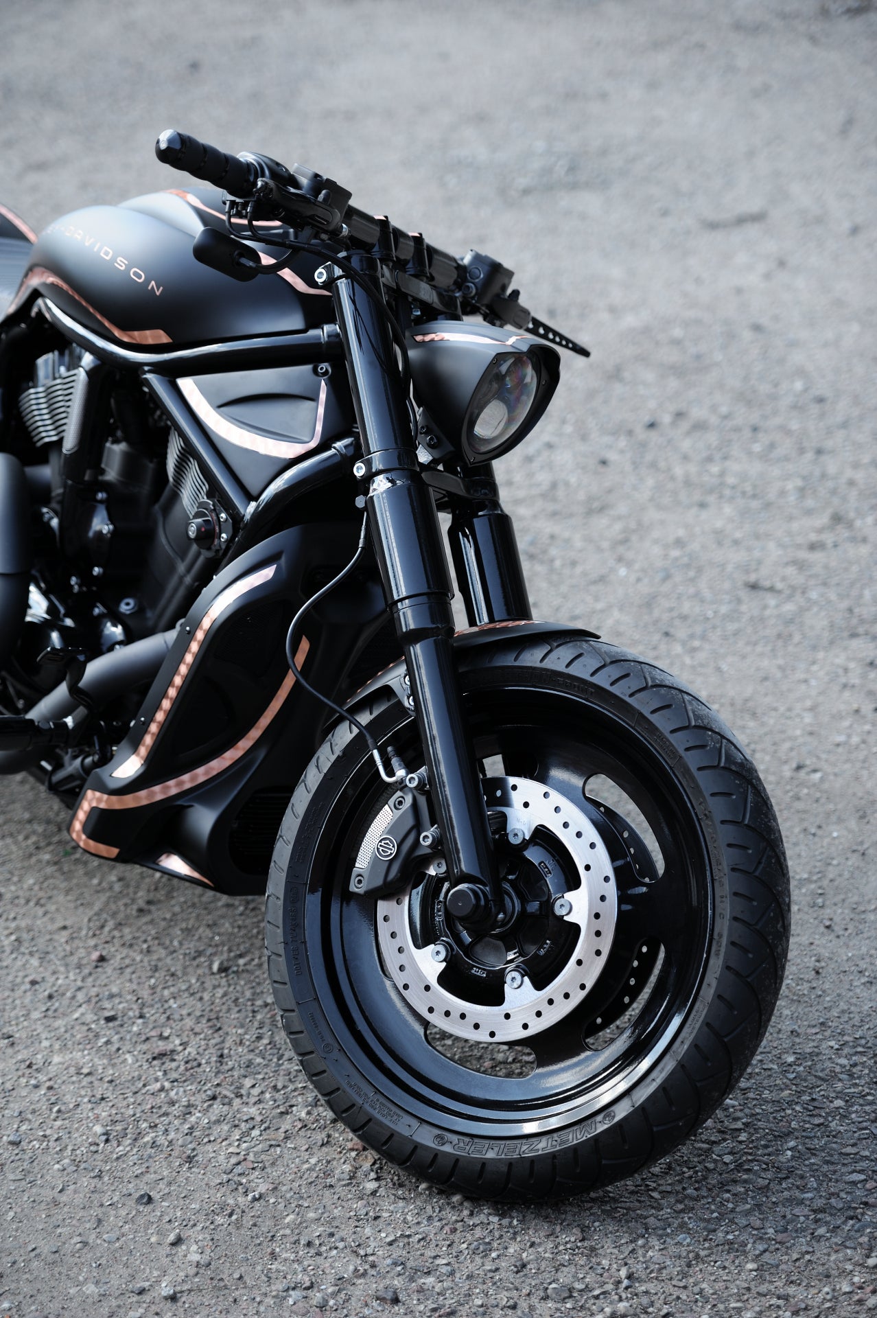 ReDevoted Custom Headlight For V-Rod 2007-2012 Models - Tommy&Sons