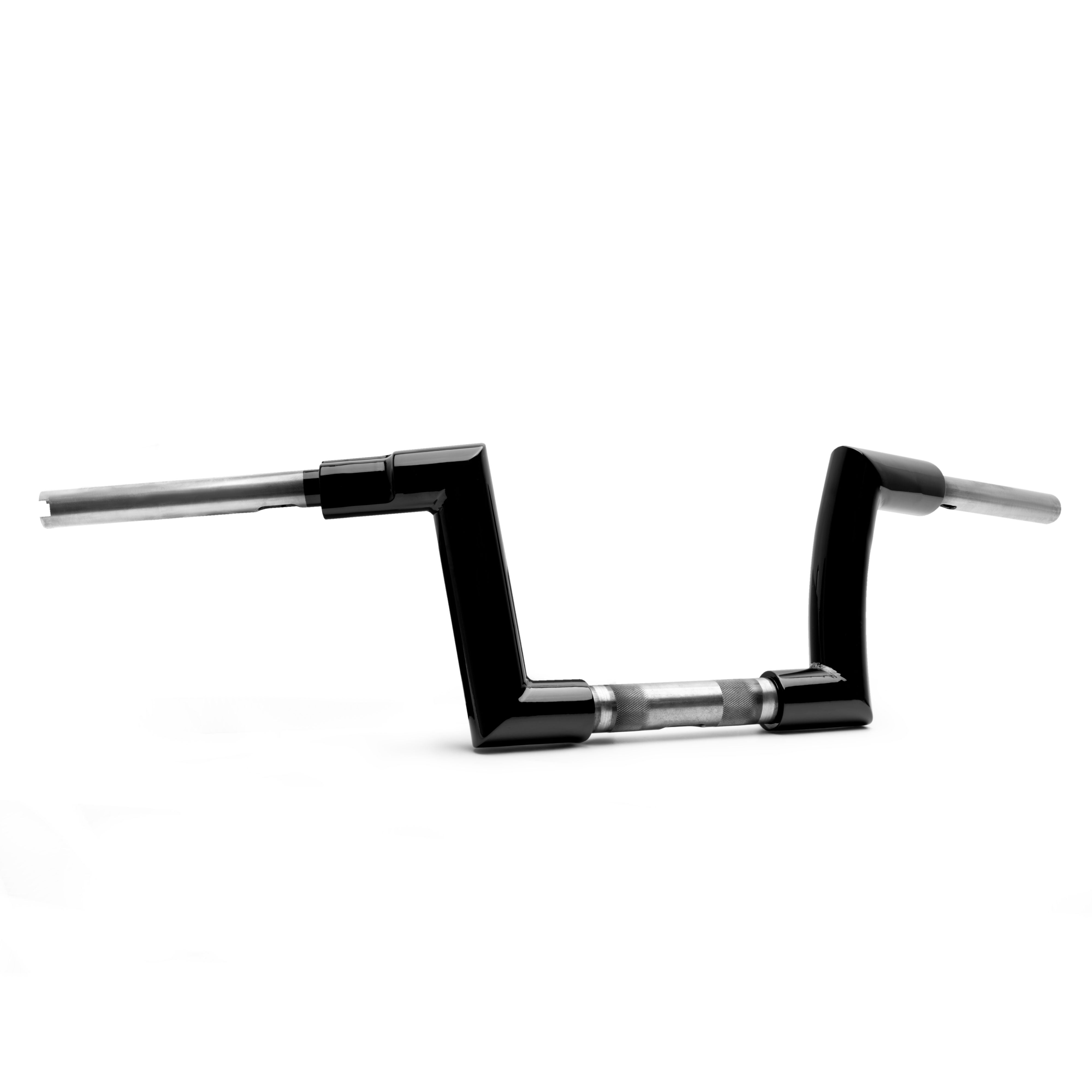 Fat ape hanger style handlebar for Harley Davidson Softail models with 1.25" risers.