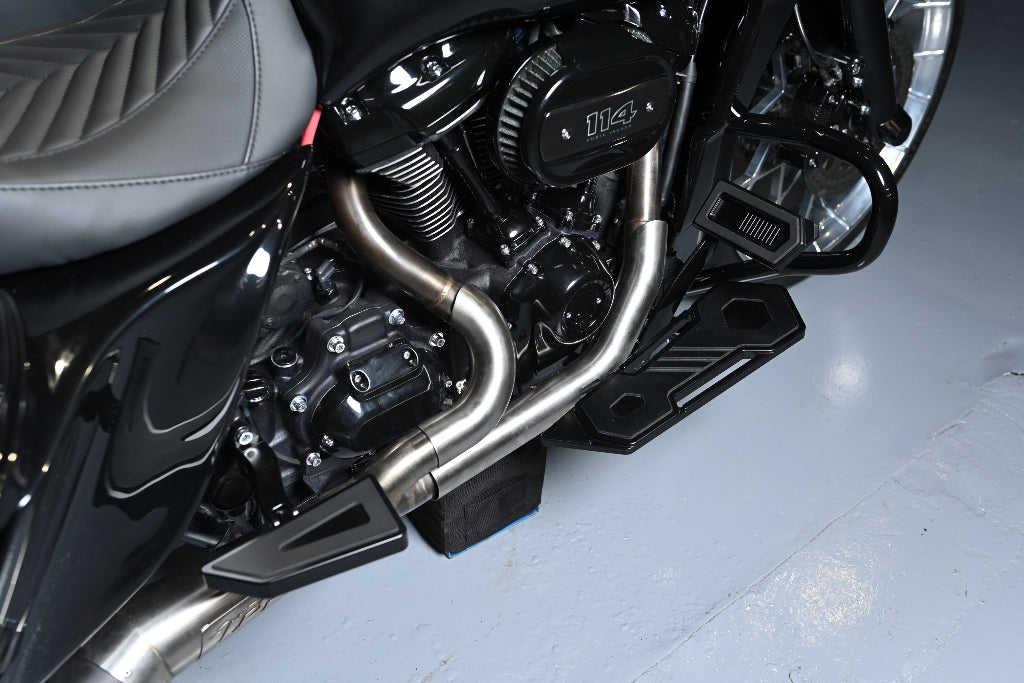 Custom Hexa style floorboards for Harley Davidson Road Glide