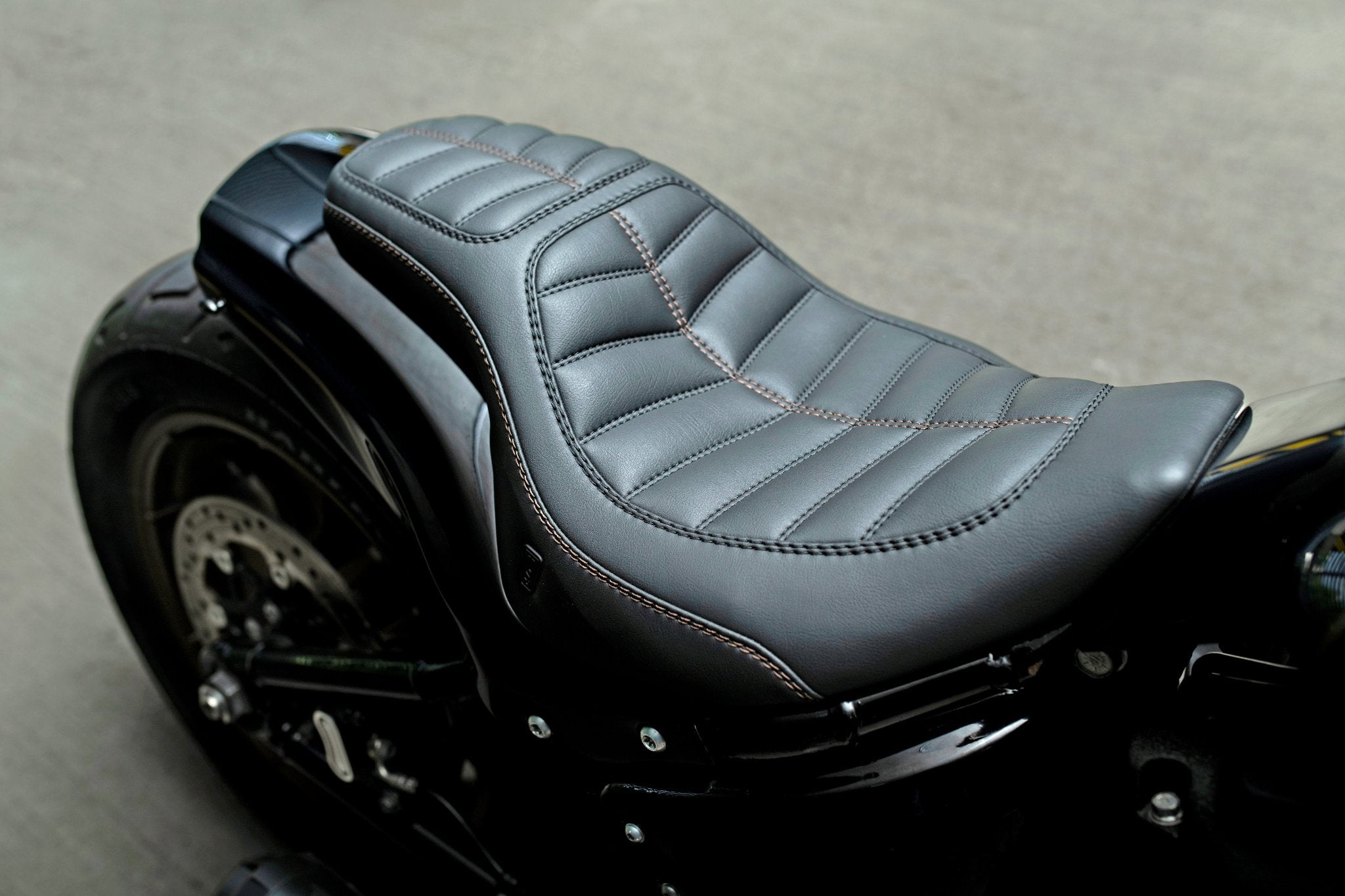 Custom Crook Series Harley Davidson Softail seat