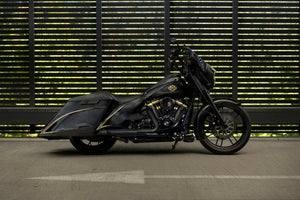 21" Wrapper front fender for Harley Davidson Touring models side black