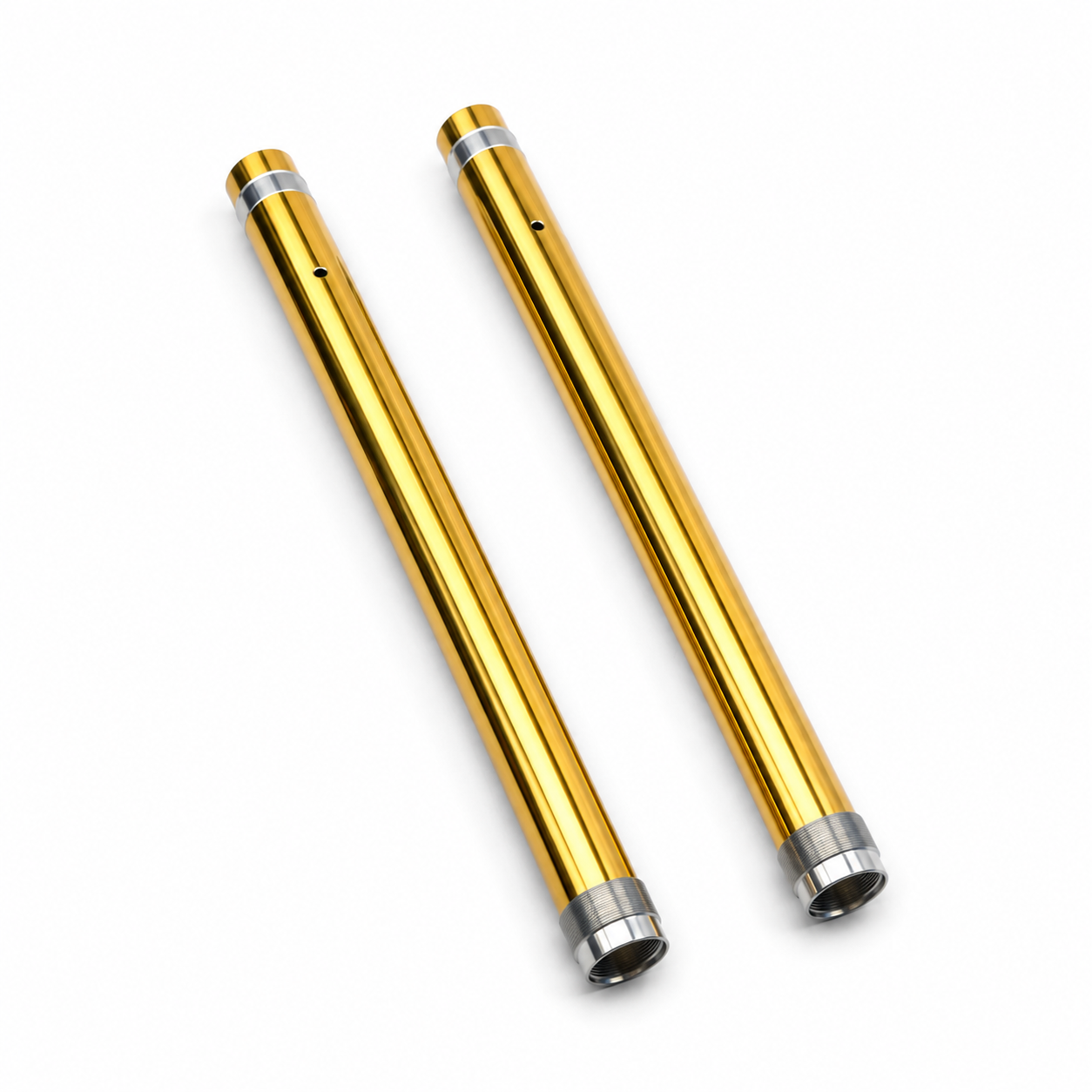 Gold inverted front forks 43mm Harley Davidson FXLRS FXLRST
