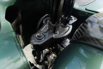 Harley Davidson Road Glide carbon fiber triple tree cover