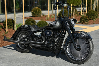 Harley Davidson Softail Heritage Nacelle on motorcycle perspective right