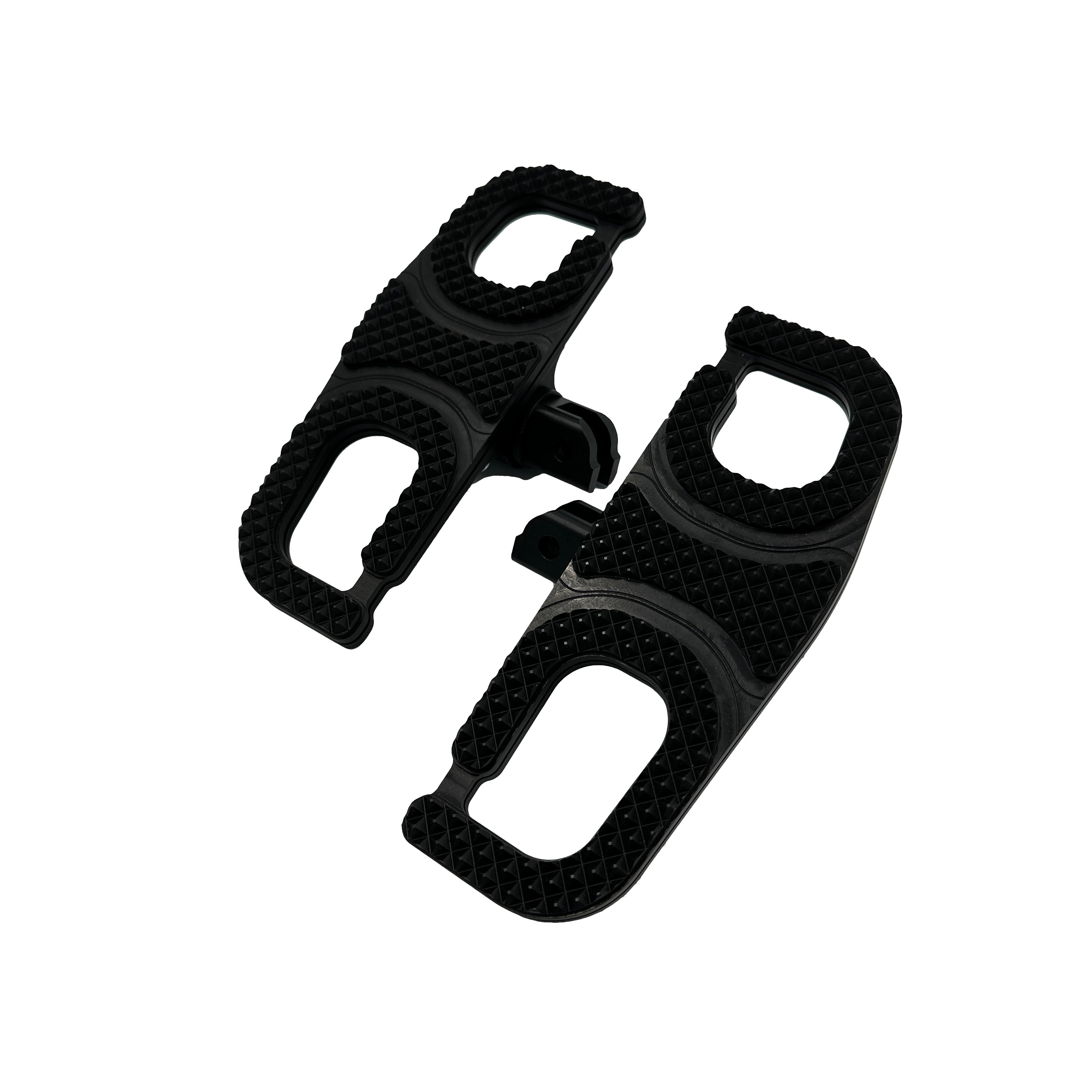Mini floorboards for Harley Davidson Softail 2018+ models black product perspective