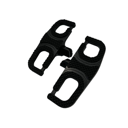 Mini floorboards for Harley Davidson Softail 2018+ models black product perspective