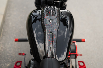 Forged carbon fiber dash console for Harley Davidson FXLRS