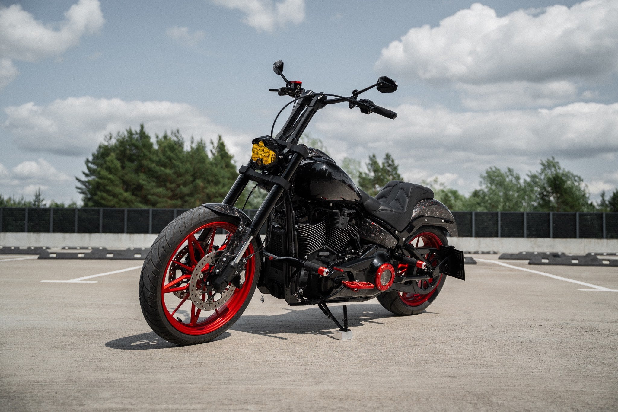 Harley Davidson Low Rider S with custom wheels