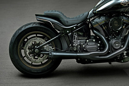 Short rear fender for Harley Davidson Fat Bob, Heritage, Low Rider, side