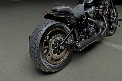 Short rear fender for Harley Davidson Fat Bob, Heritage, Low Rider, perspective