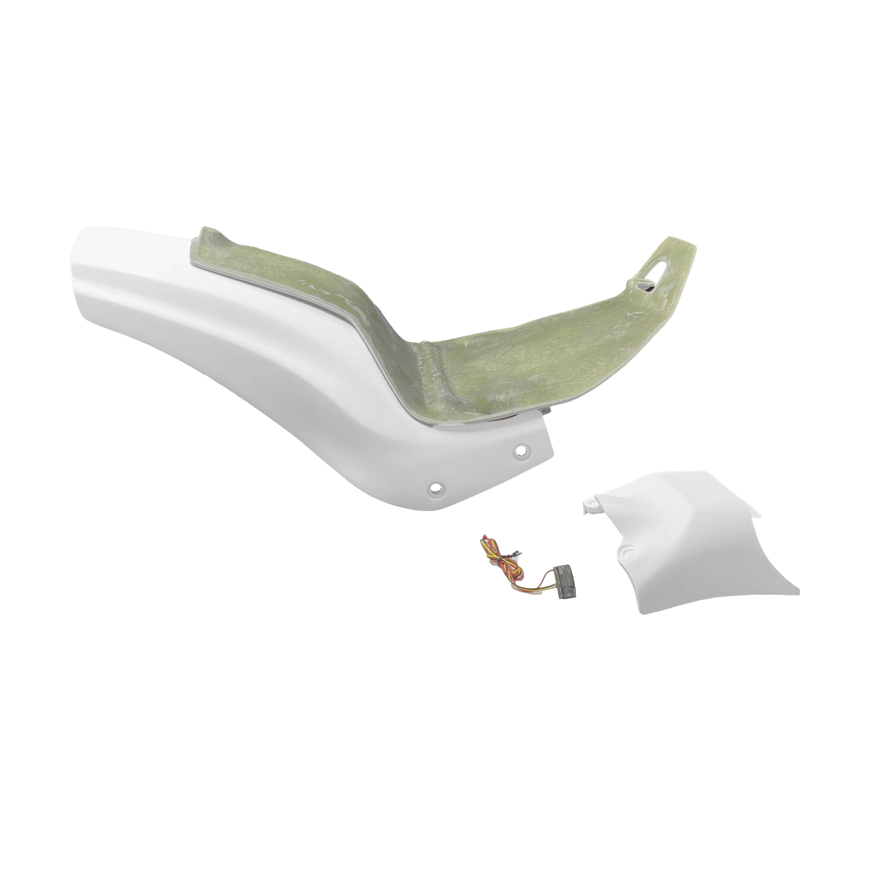Short rear fender for Harley Davidson Fat Bob, Heritage, Low Rider, raw product