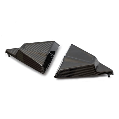 FXR Style Carbon Fiber side covers for Harley Davidson Touring 2014-2023 models.