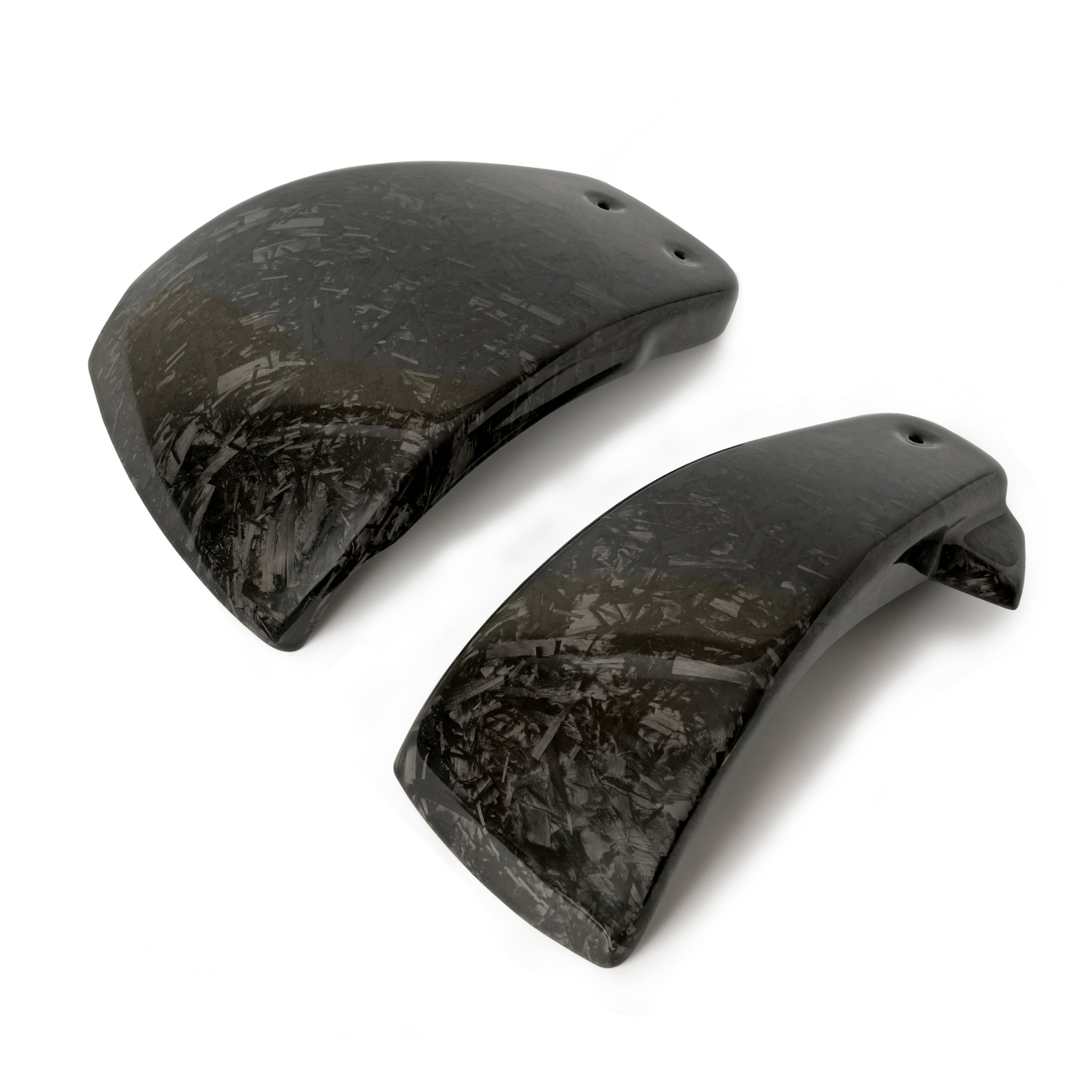 Harley Davidson Softail forged carbon fiber side cover set