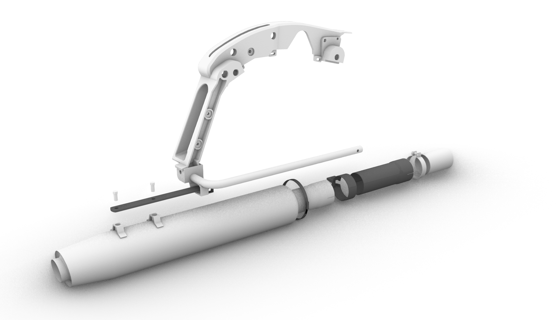 Exhaust extension kit for Harley Davidson Touring Twin Cam models - Tommy&Sons