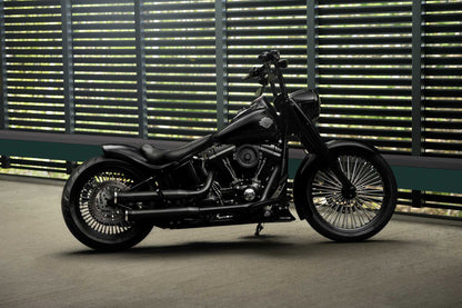 Outlaw Series Radiator Cover for Harley Davidson Softail 2007-2017 models - Tommy&Sons