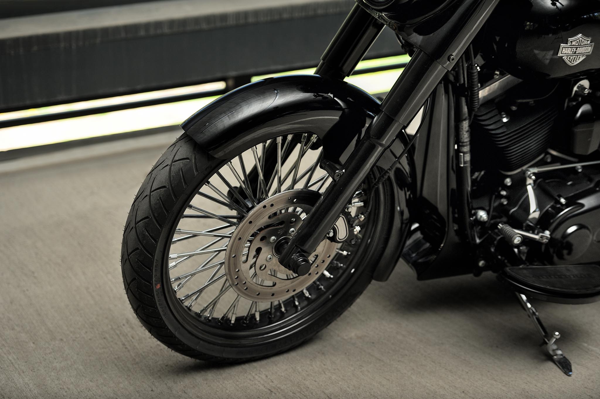 Outlaw Series Radiator Cover for Harley Davidson Softail 2007-2017 models - Tommy&Sons