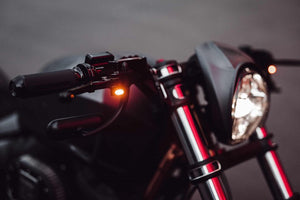 Imperceptible Front LED Turn Signals E-marked for 2018 up Softail models - Tommy&Sons