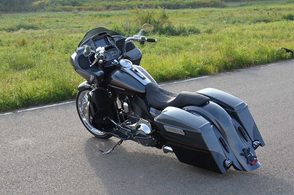 Bolt on Type Stretched Rear Fender for Harley Davidson touring models from 2009 to 2013 - Tommy&Sons