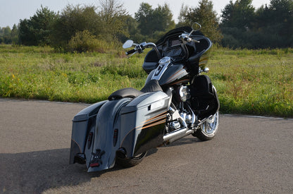 Bolt on Type Stretched Rear Fender for Harley Davidson touring models from 2009 to 2013 - Tommy&Sons