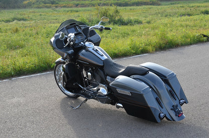 T&S Set of bolt on type Stretched Fender and Saddlebags for Harley Davidson Touring 2009-2013 models - Tommy&Sons