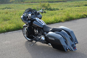 T&S Set of bolt on type Stretched Fender and Saddlebags for Harley Davidson Touring 2009-2013 models - Tommy&Sons