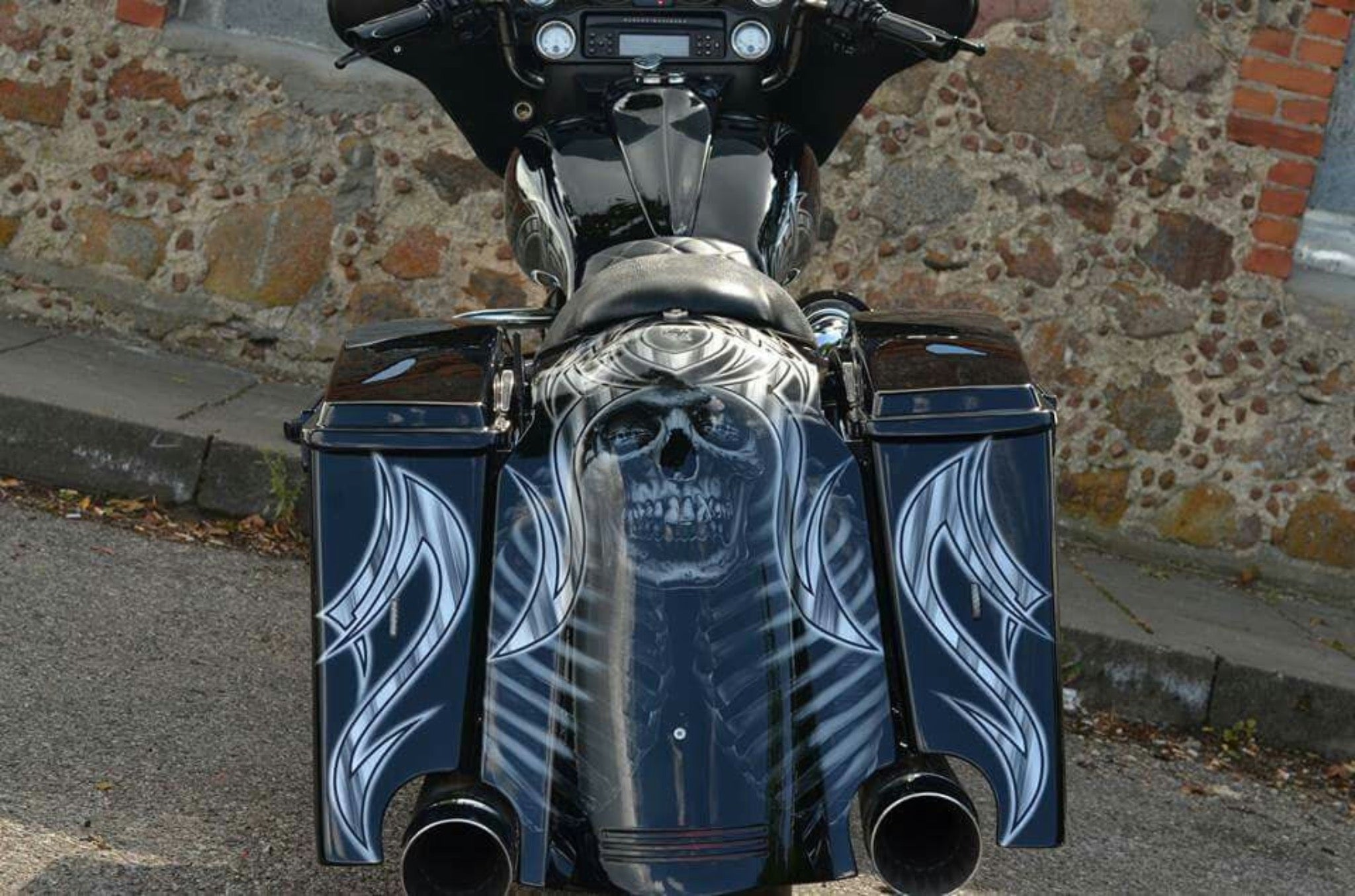 Rocca 5" Stretched Lay over fender cover for Harley Davidson Touring 2009-2013 models - Tommy&Sons