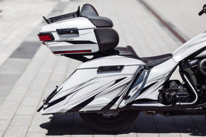 Set of stretched fender and saddlebags Magnus for Harley Davidson Touring 2014 up - Tommy&Sons
