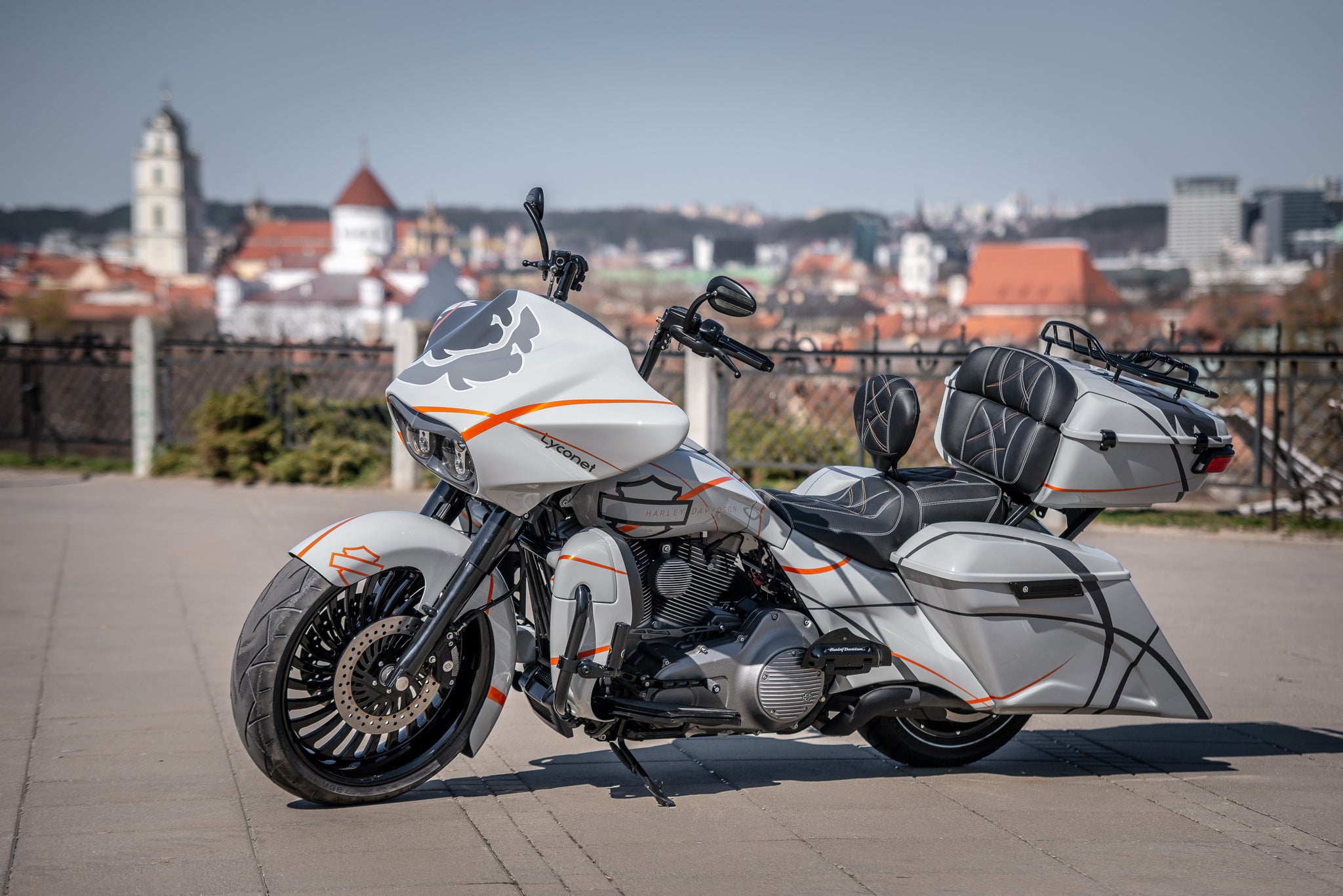 Magnus Stretched Saddlebags w/o Lids for Harley Davidson Touring 2014 up models - Tommy&Sons