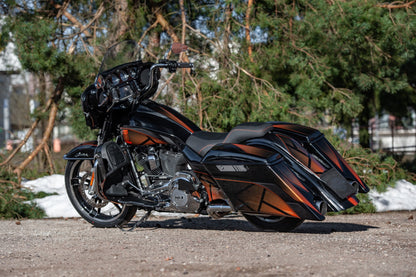 Magnus Stretched Saddlebags w/o Lids for Harley Davidson Touring 2014 up models - Tommy&Sons