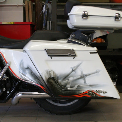 Tommy&Sons Torre Saddlebag Lids for Harley Davidson Touring 1993-2013 models - Tommy&Sons