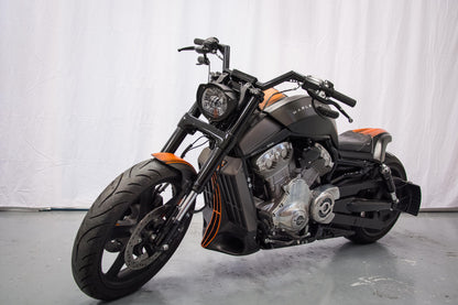 Side mounted custom V-Rod Muscle headlight cover - Tommy&Sons