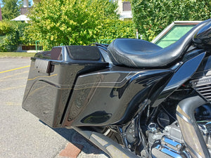 Set of stretched fender and saddlebags Magnus for Harley Davidson Touring 2009-2013 - Tommy&Sons
