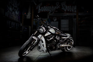 Photon series Harley Davidson V-Rod radiator cover - Tommy&Sons